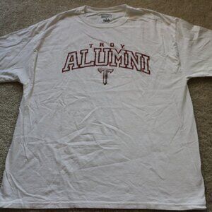 Champion White Alumni Tee